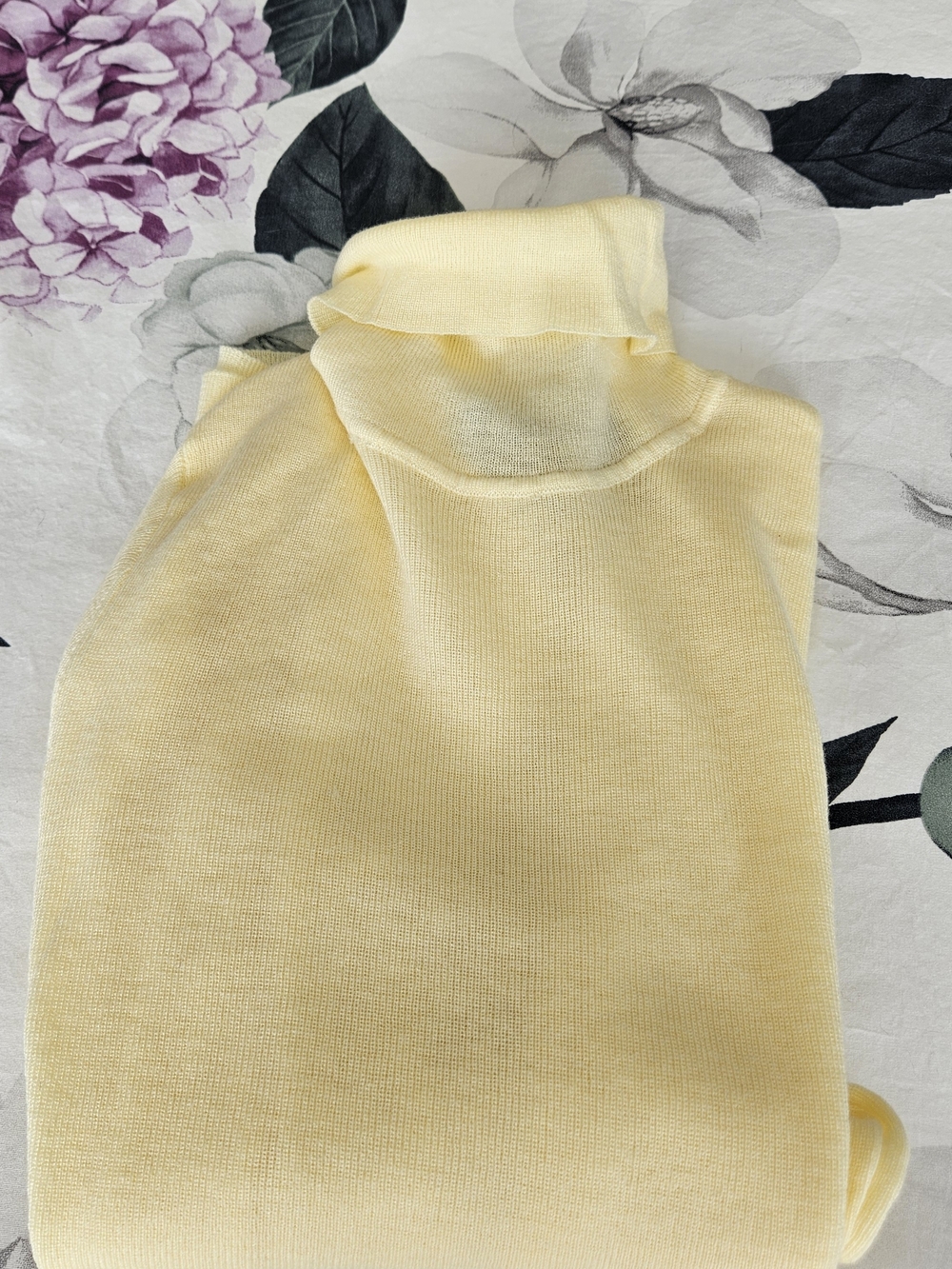 Zara Pale Yellow Cowl Neck Sweater - Women's